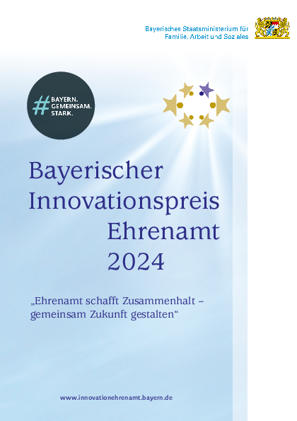  Bayerischer Innovationspreis Ehrenamt 2024 